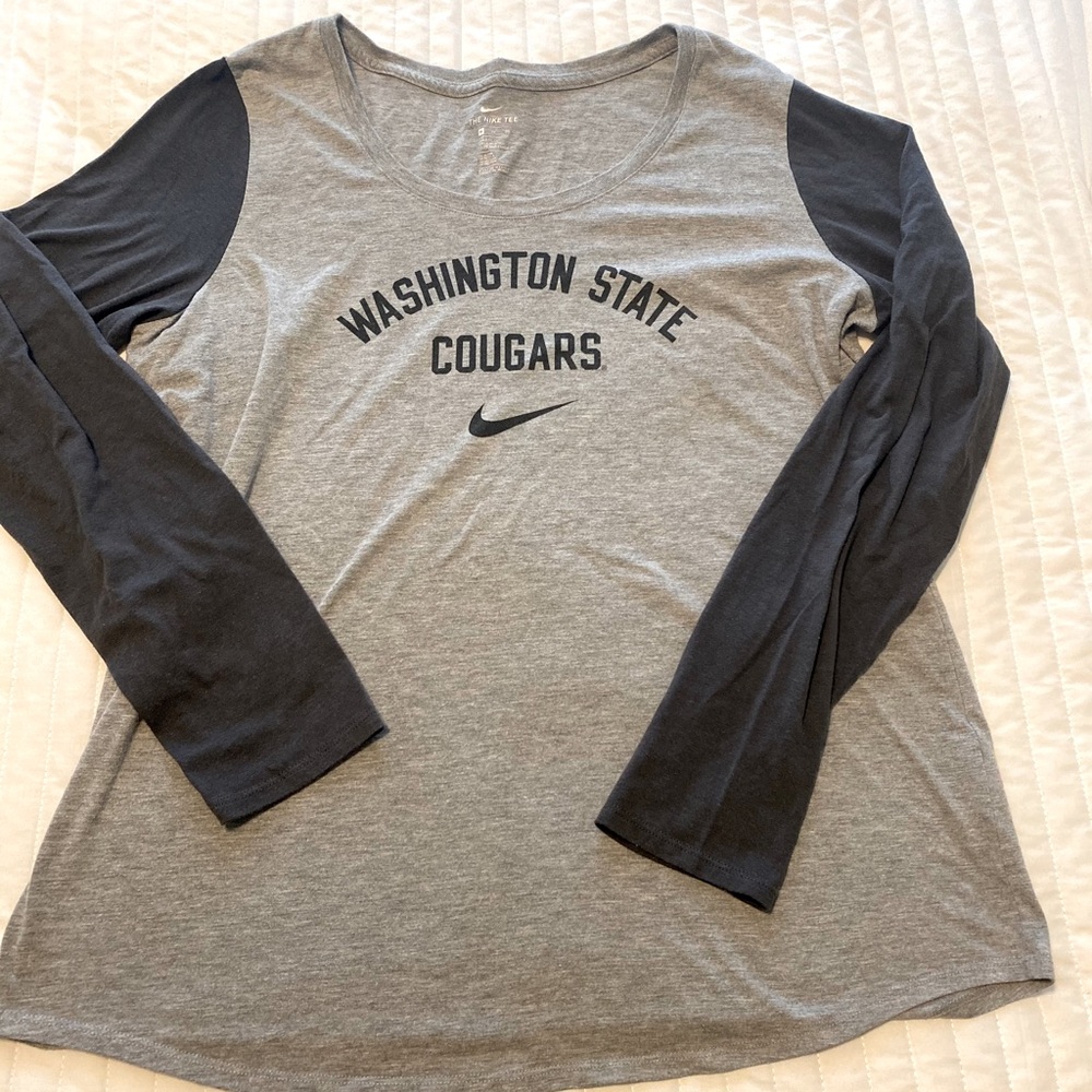 Nike grey long sleeve tee.